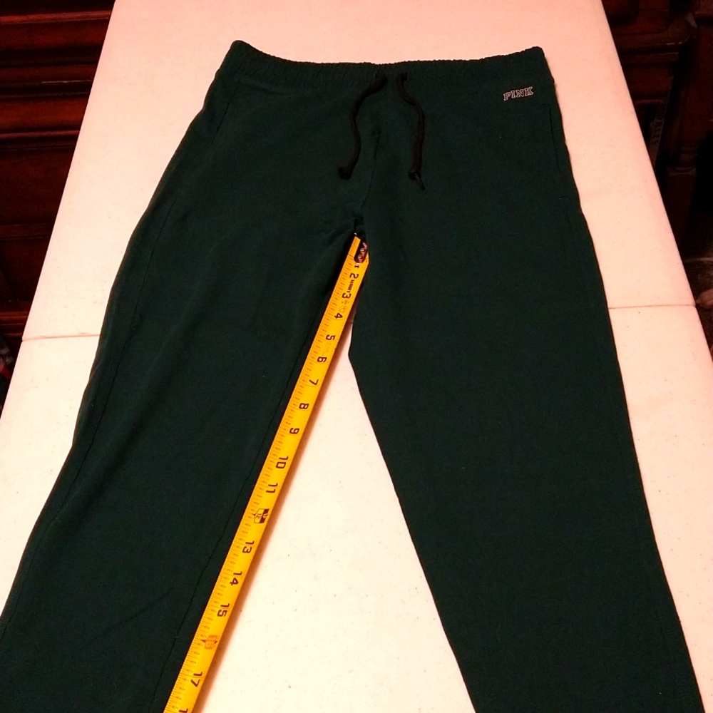 PINK Medium Green Skinny Jogger